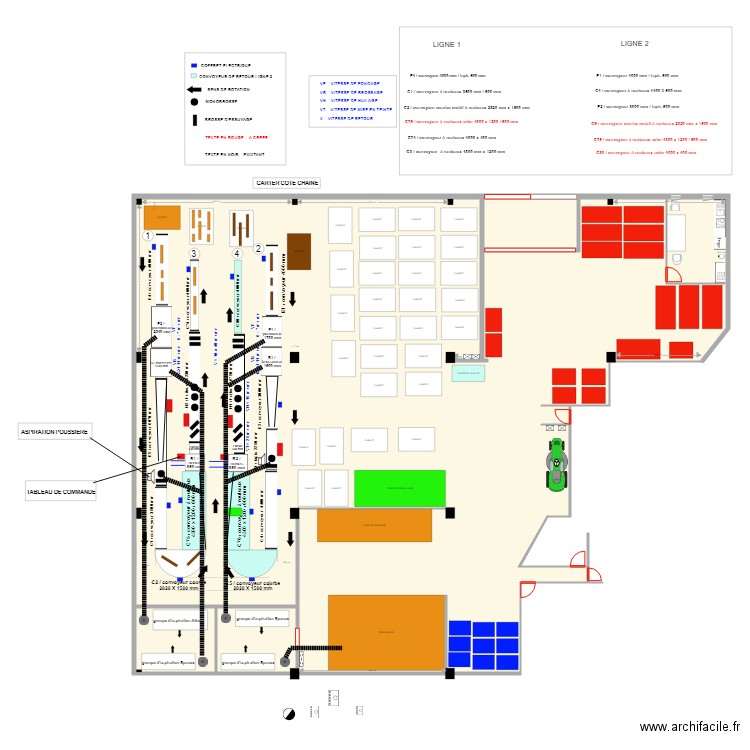 Nouvelle implantation 16/12/2022. Plan de 3 pièces et 676 m2