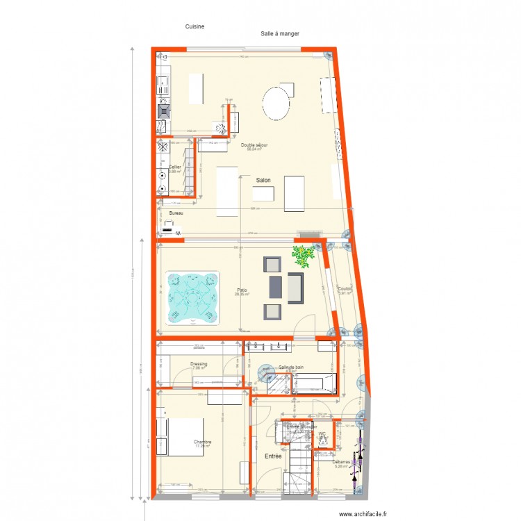 surrélévation 44 RdC. Plan de 0 pièce et 0 m2