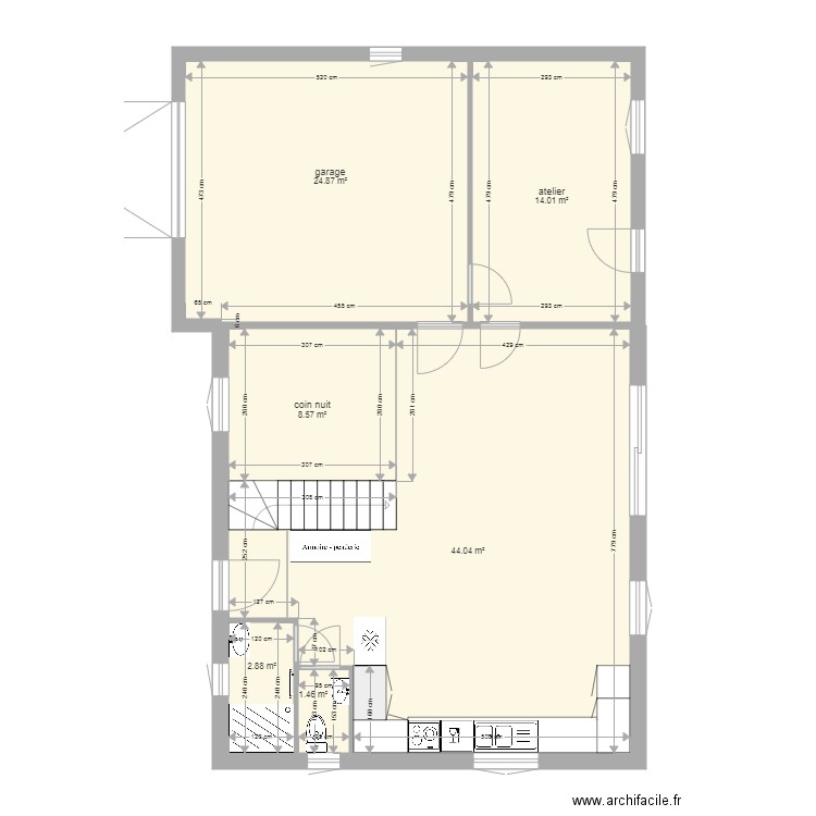 fred nat V2c rdc. Plan de 0 pièce et 0 m2