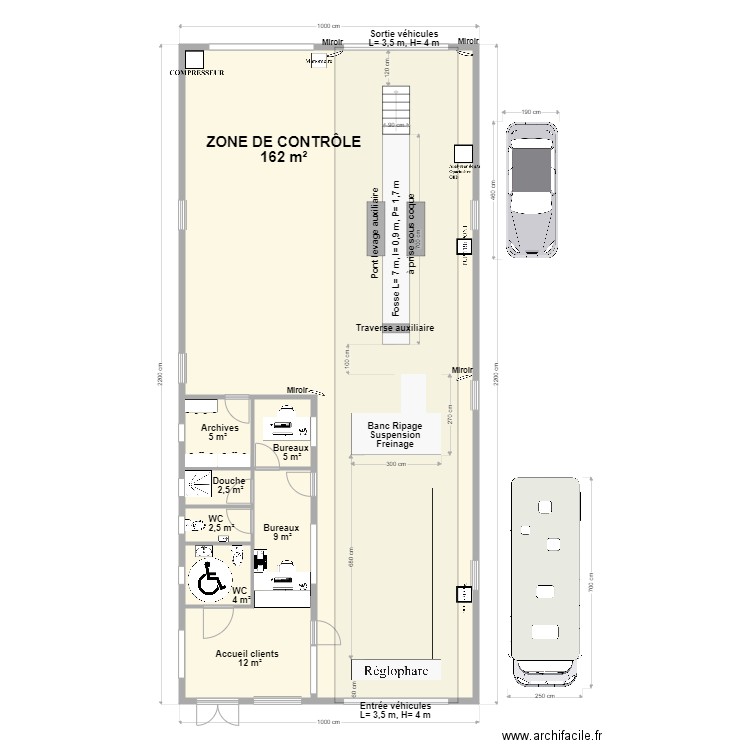 CCT VL Bâtiment Jérôme 2. Plan de 7 pièces et 203 m2