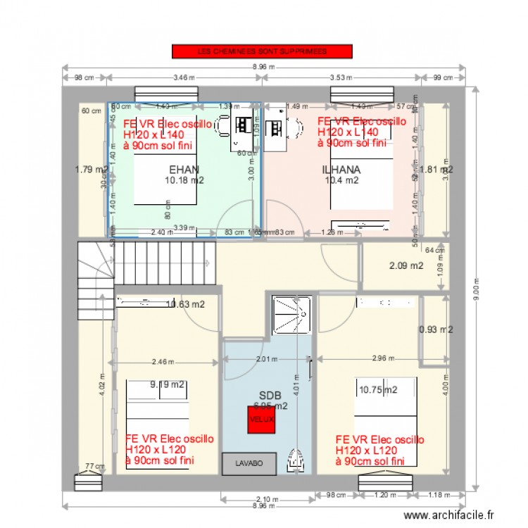 SERDAL ETAGE V4 AVRIL 16. Plan de 0 pièce et 0 m2