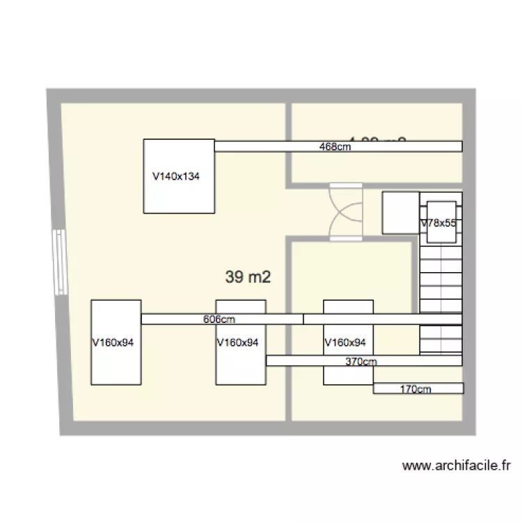 WalckiersMaison4Rez2veluxVigourouxVF. Plan de 