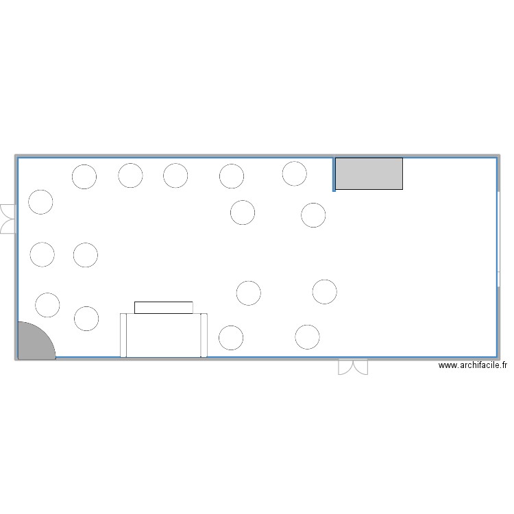 PLAN DE TABLE SOTHY LAO. Plan de 1 pièce et 367 m2
