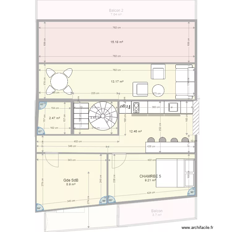 TO BE Impasse Drancourt Sc 5 Chambres. Plan de 