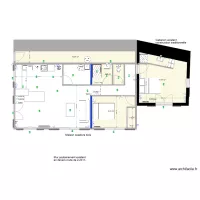 maison bois Poggio avec plan &eacute;lectrique