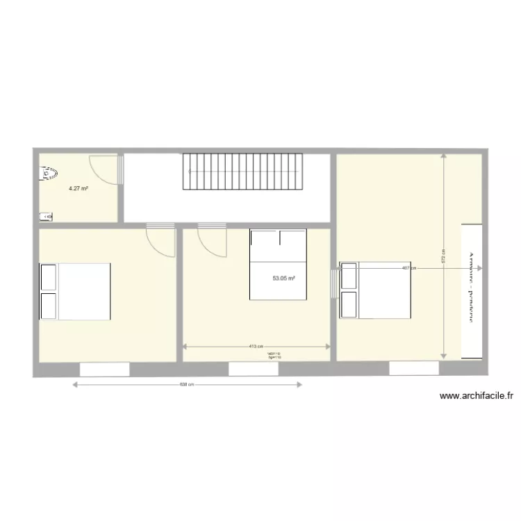existant etage modif dimanche ap. Plan de existant etage modif dimanche ap. Plan de