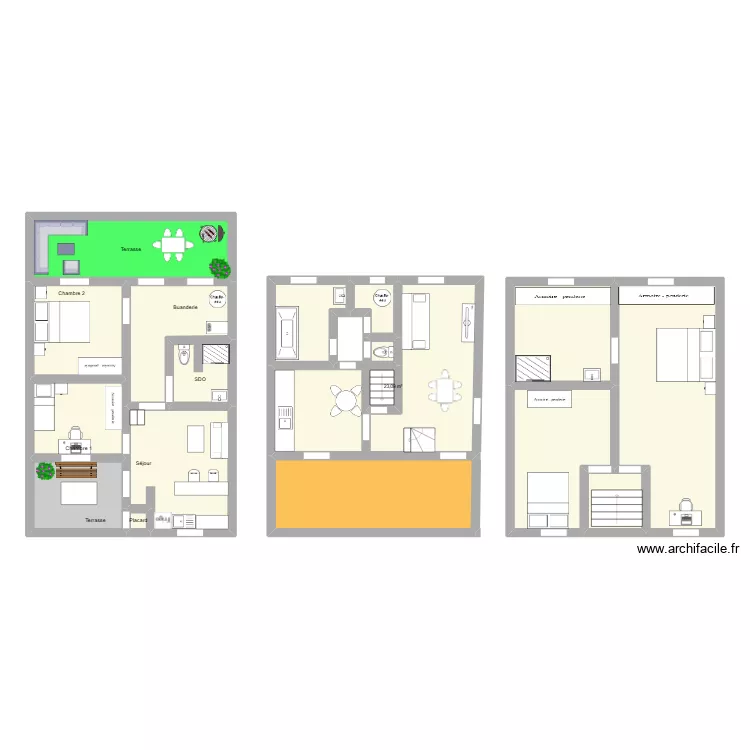 60 av des hetres. Plan de 60 av des hetres. Plan de