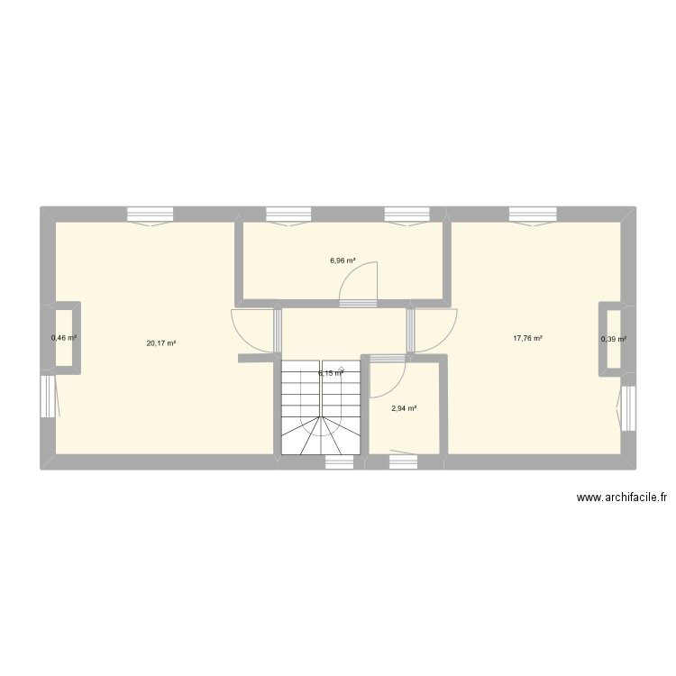 2ème étage Rochevalier. Plan de 0 pièce et 0 m2