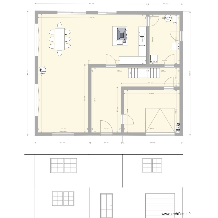 Maison Projet 2021. Plan de 0 pièce et 0 m2