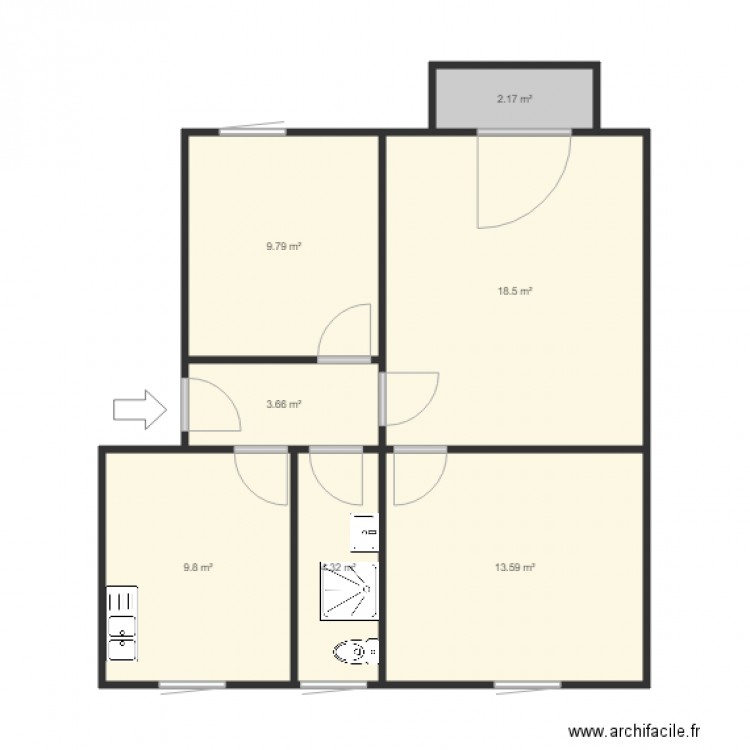 F3 PADULES. Plan de 0 pièce et 0 m2