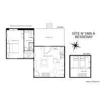 PLAN DU GITE 1868 A BESSENAY