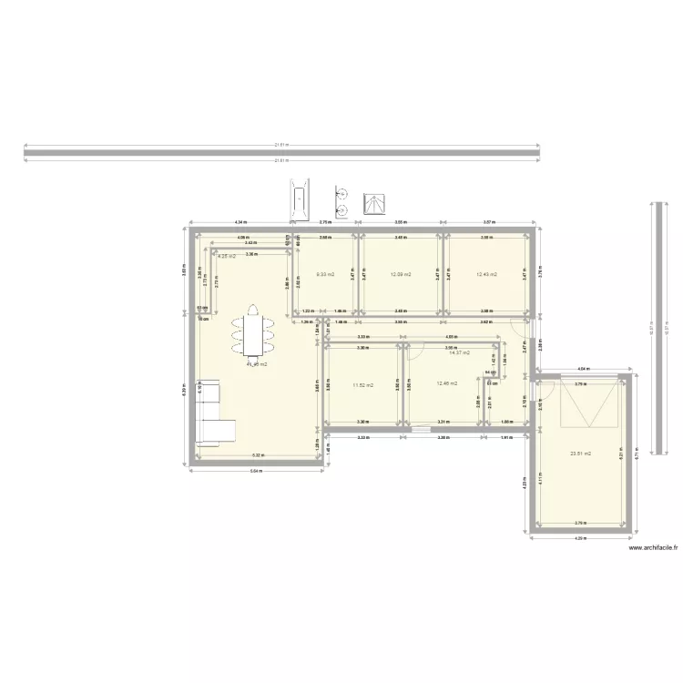 Maison L grane. Plan de Maison L grane. Plan de