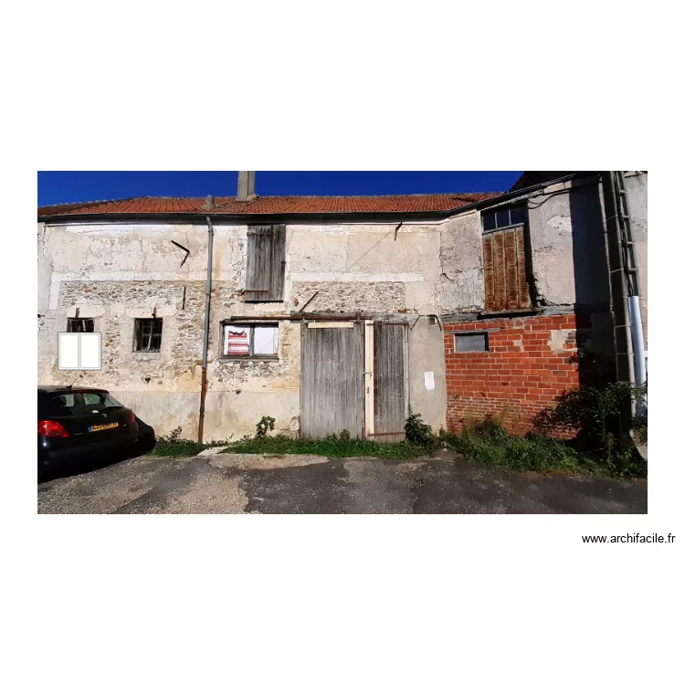 facade avant. Plan de 