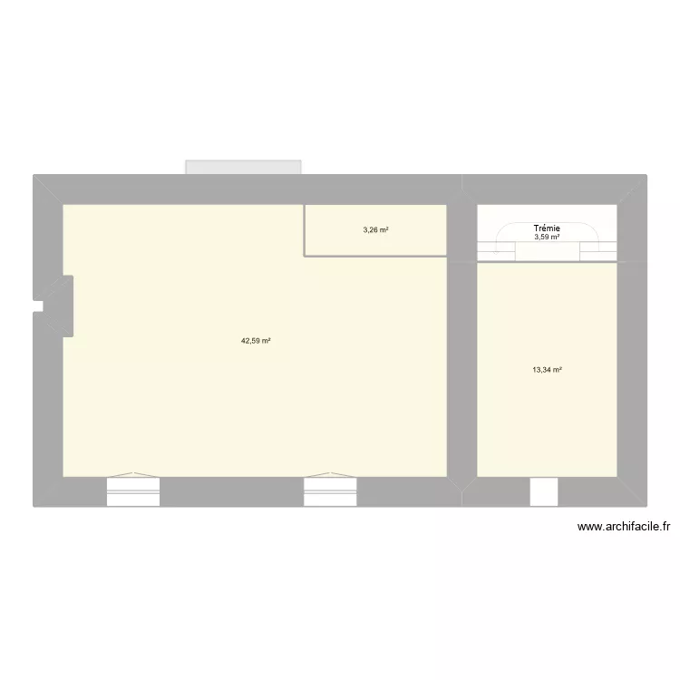 Saint Christophe des Bois. Plan de 