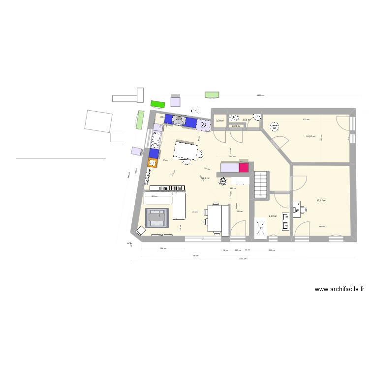 seb angle 90. Plan de 0 pièce et 0 m2