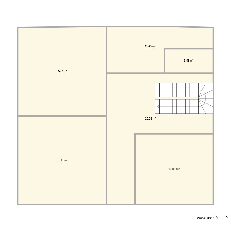 2 éme étage. Plan de 0 pièce et 0 m2