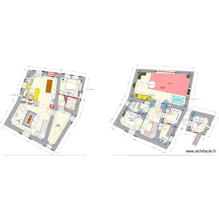 8_plan_CH jaune modifi&eacute;e_Rivi&egrave;res. Plan de 