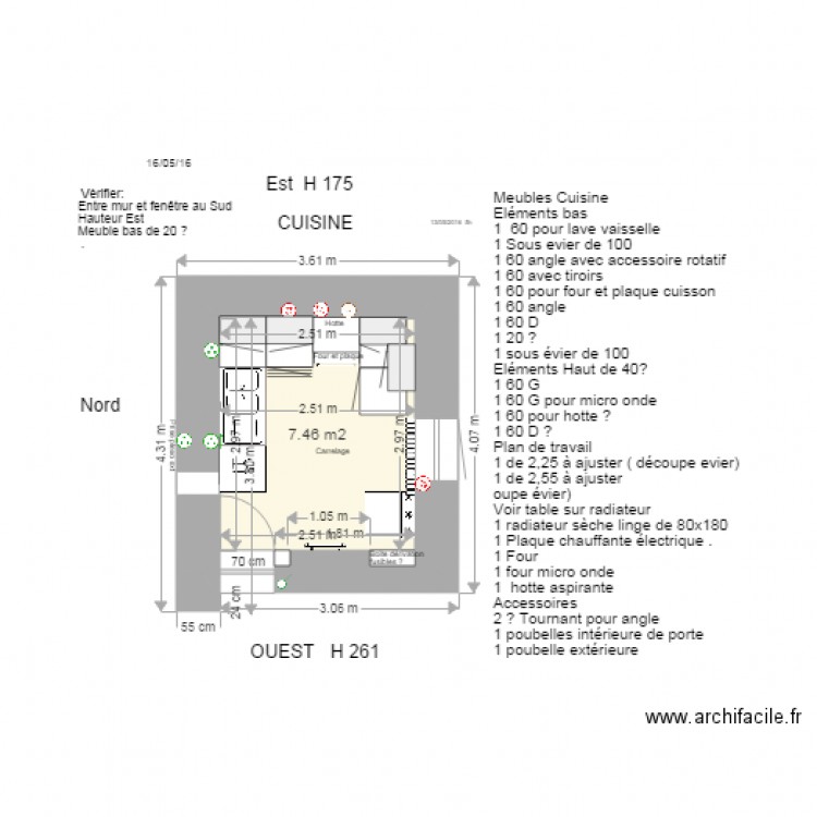 Cammas CUISINE meubles. Plan de 0 pièce et 0 m2