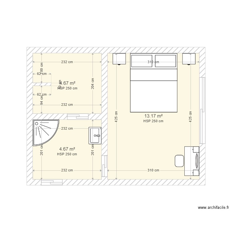 EXTENSION. Plan de 0 pièce et 0 m2