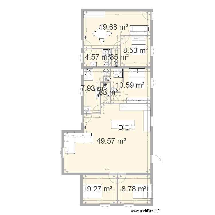 maison1. Plan de 0 pièce et 0 m2