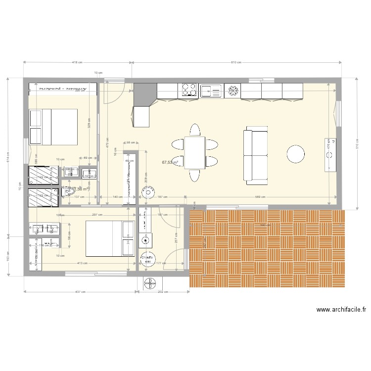 Projet container 5. Plan de 0 pièce et 0 m2