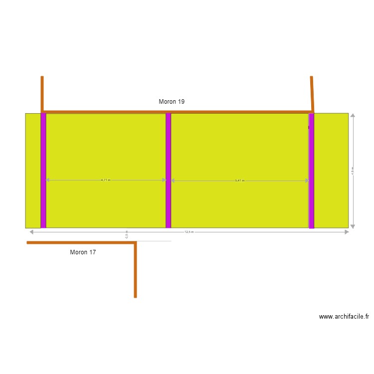 Vue de dessus. Plan de 0 pièce et 0 m2