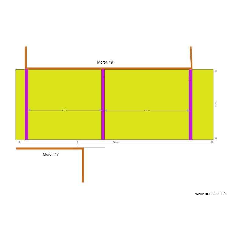 Vue de dessus. Plan de 0 pièce et 0 m2