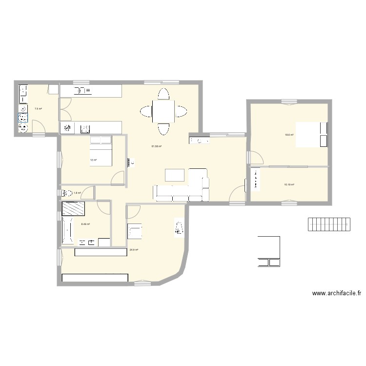 PLAN MAISON 4. Plan de 0 pièce et 0 m2