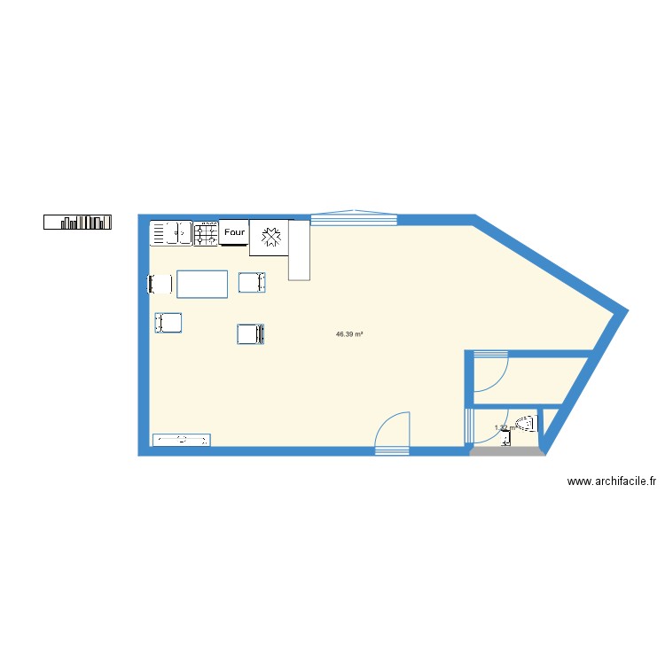 piece été. Plan de 0 pièce et 0 m2