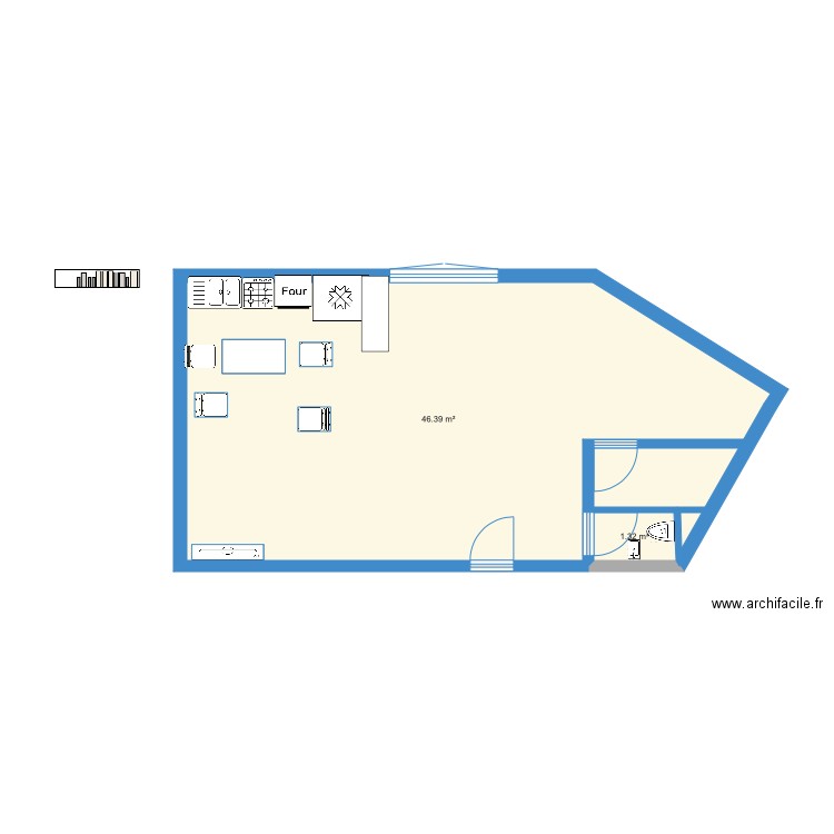 piece été. Plan de 0 pièce et 0 m2