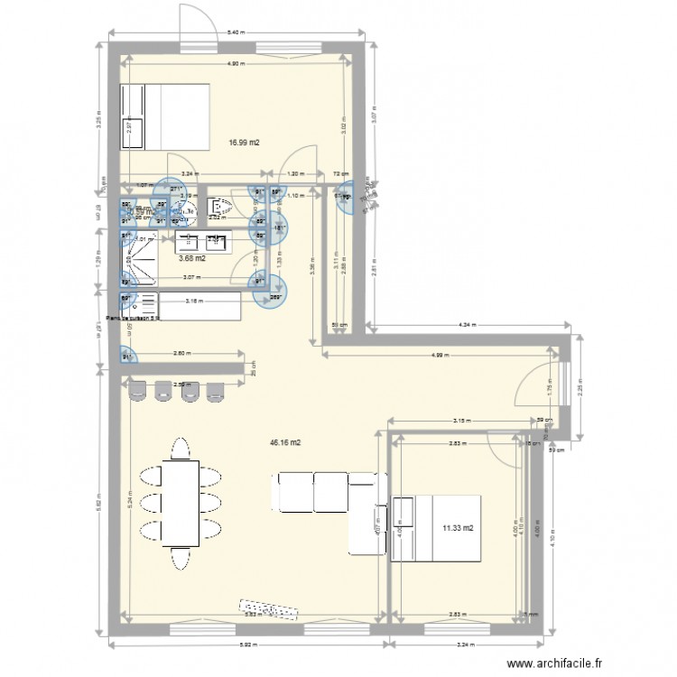 projet 5. Plan de 0 pièce et 0 m2