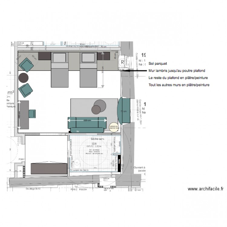 chambre 3 new one. Plan de 0 pièce et 0 m2