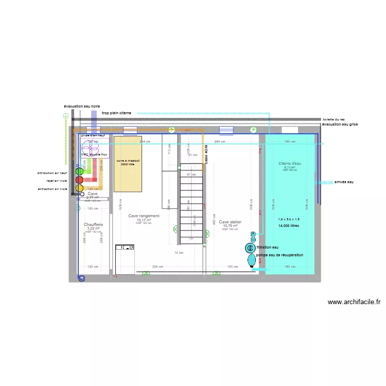 Arquenne cave noir et blanc. Plan de Arquenne cave noir et blanc. Plan de