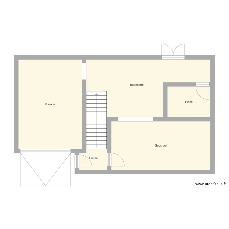 DUCHAUSSOY RDC. Plan de 0 pièce et 0 m2