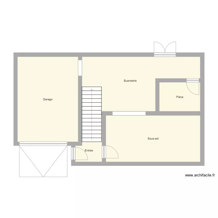 DUCHAUSSOY RDC. Plan de DUCHAUSSOY RDC. Plan de