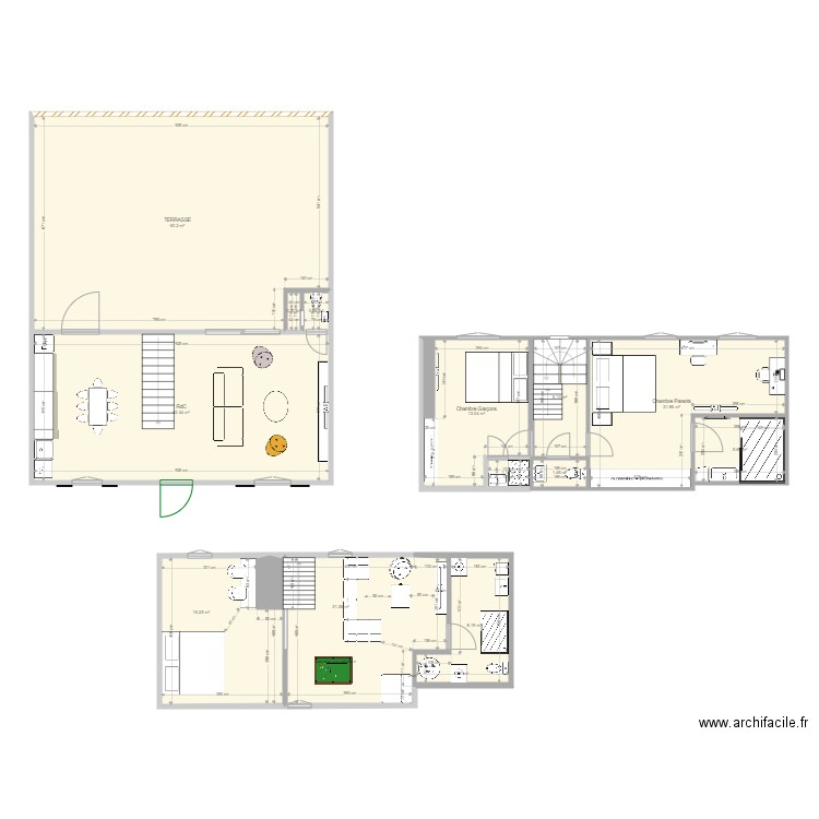 Maison Deauville V5. Plan de 0 pièce et 0 m2
