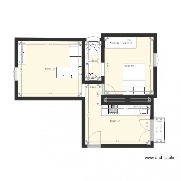 F3 crs napoléon. Plan de 0 pièce et 0 m2