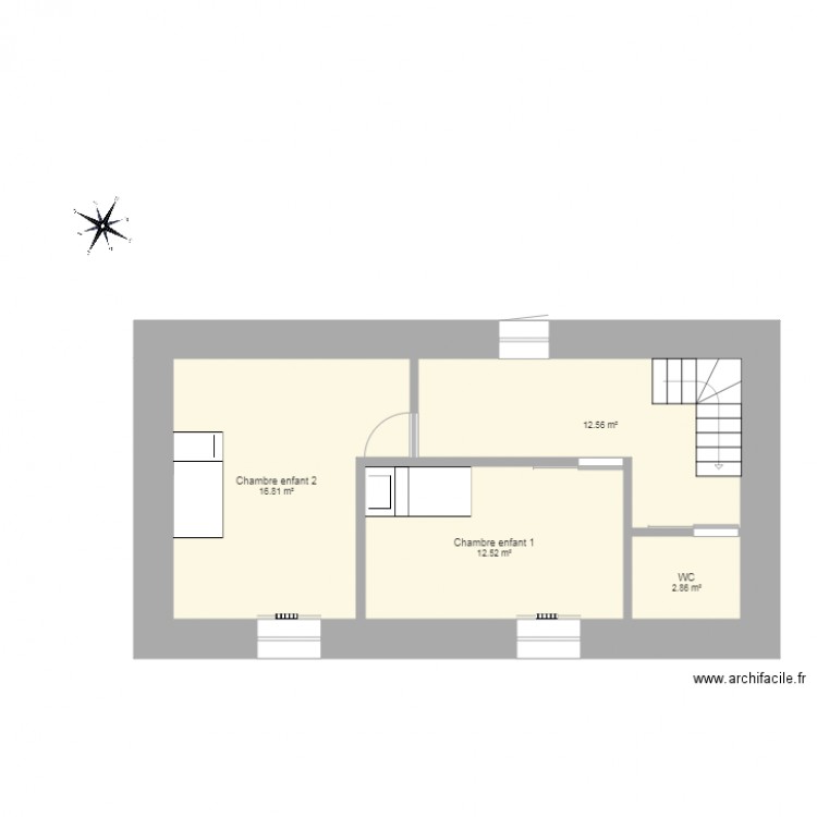 Etage 2 Petit Aulnay. Plan de 0 pièce et 0 m2