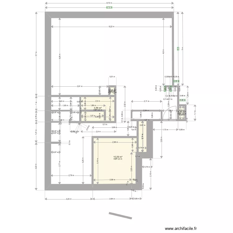 appart leclerc. Plan de 