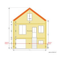 Plans avant travaux Façade devant