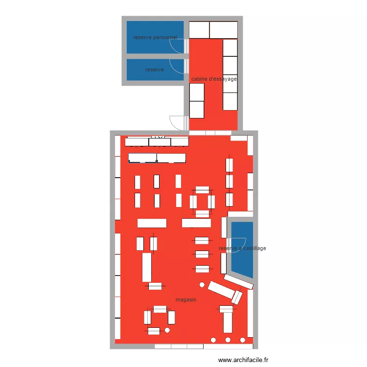 plan de masse magasin jennyfer. Plan de 
