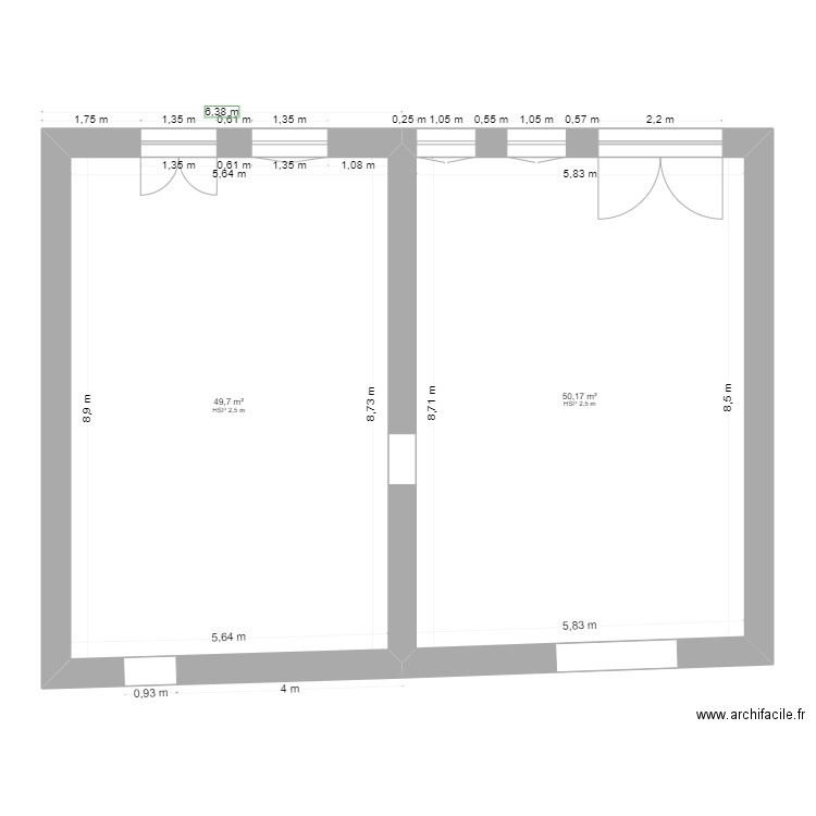 RDC Pontrot  original. Plan de 0 pièce et 0 m2