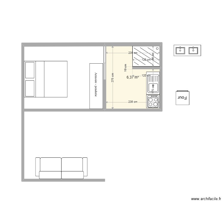 bungalow1. Plan de 0 pièce et 0 m2