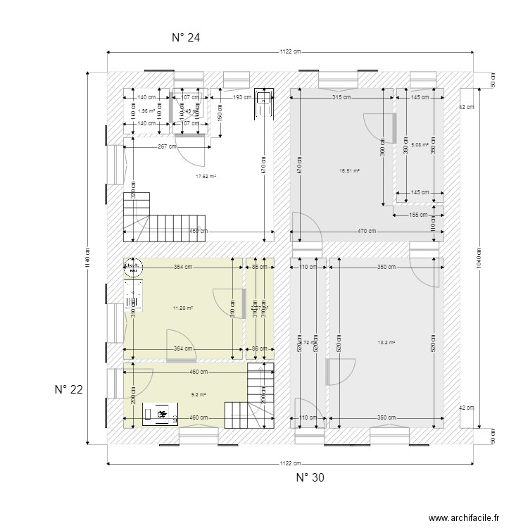 SCHMIT RDC EXISTANT. Plan de 0 pièce et 0 m2