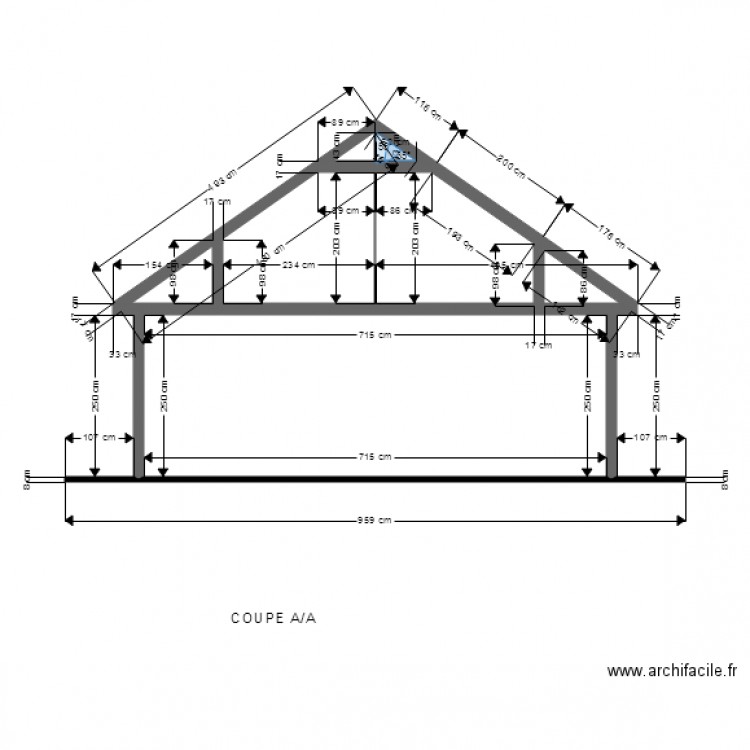 C A A . Plan de 0 pièce et 0 m2
