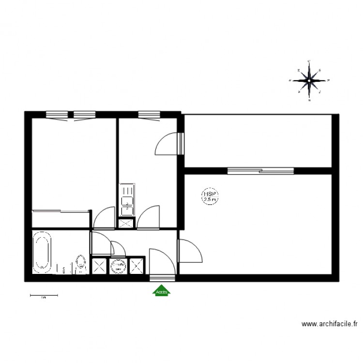 Les MarinesBayonne. Plan de 0 pièce et 0 m2