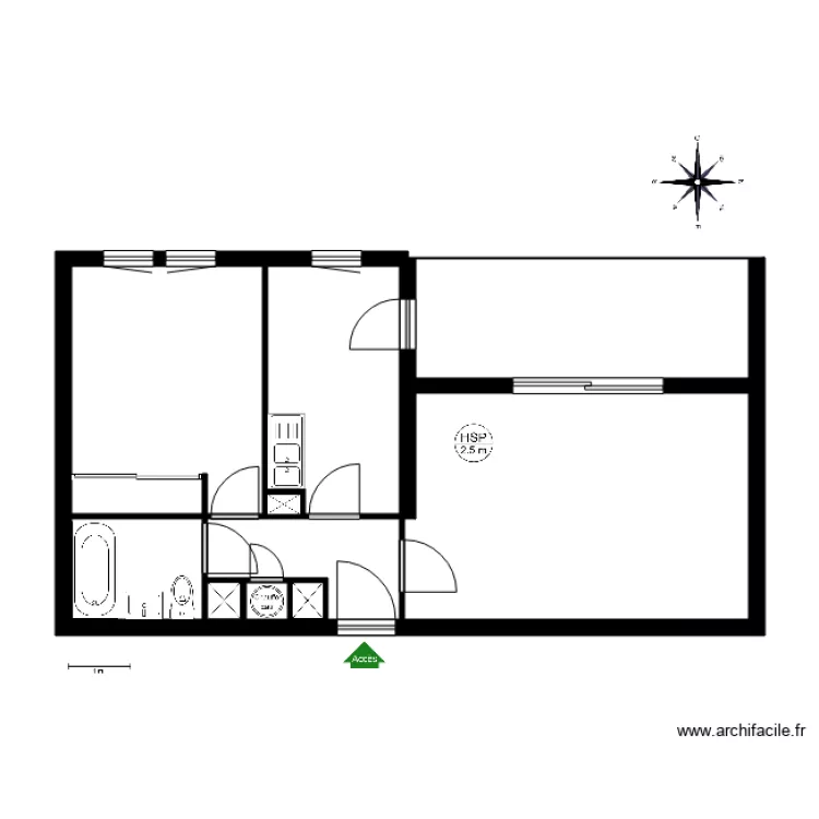 Les MarinesBayonne. Plan de 
