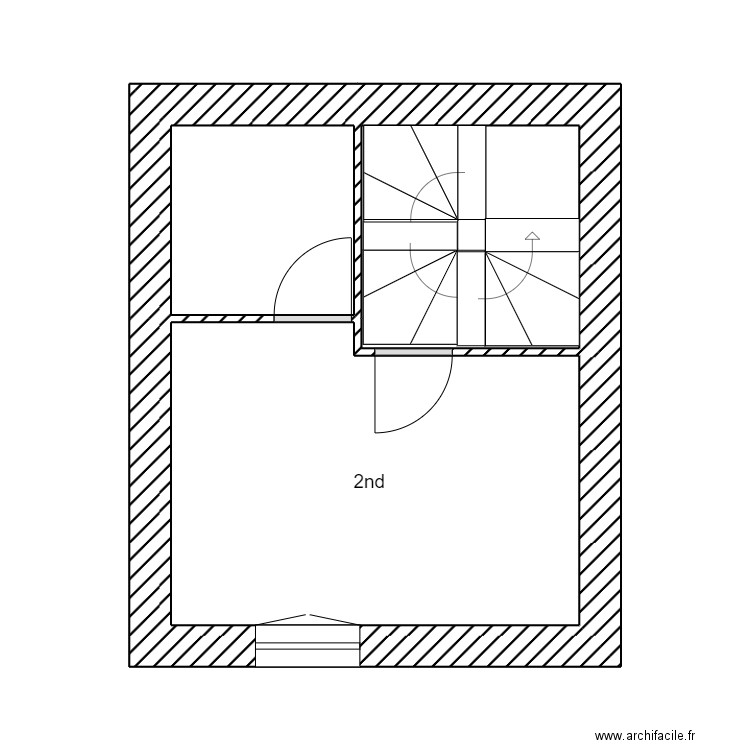 leroy beziers. Plan de 9 pièces et 55 m2