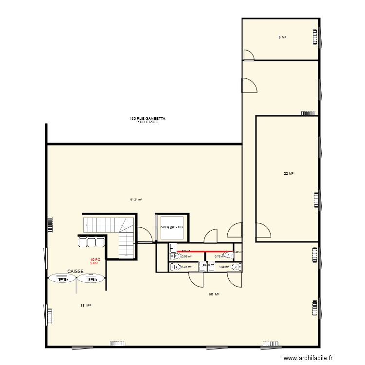 ACIF. Plan de 0 pièce et 0 m2