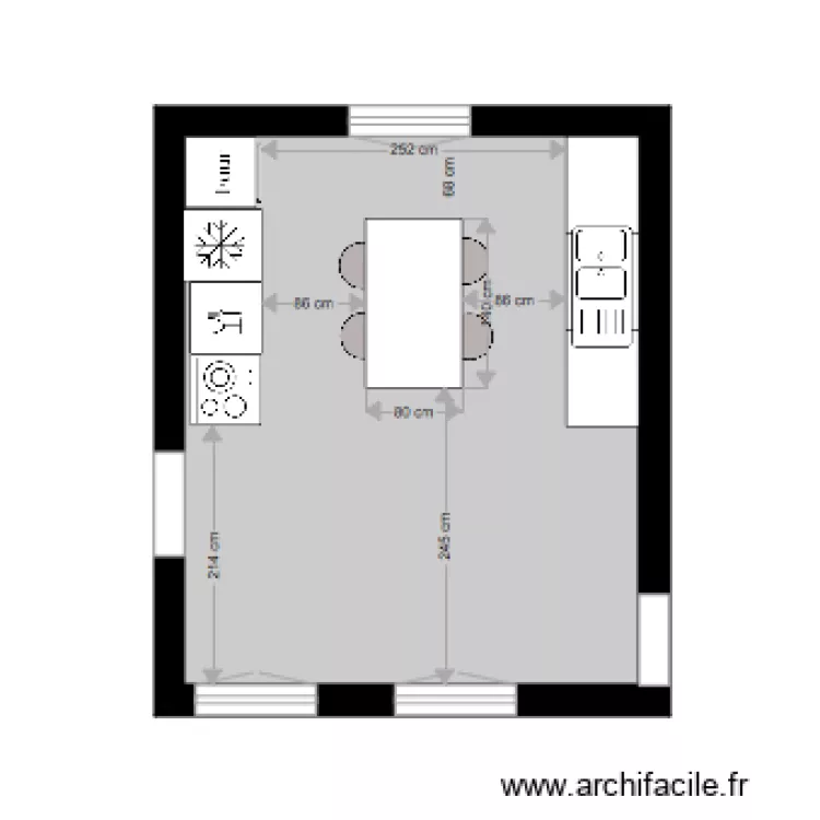 CUISINE CLARISSE ET BAPTISTE PLAN 5. Plan de CUISINE CLARISSE ET BAPTISTE PLAN 5. Plan de